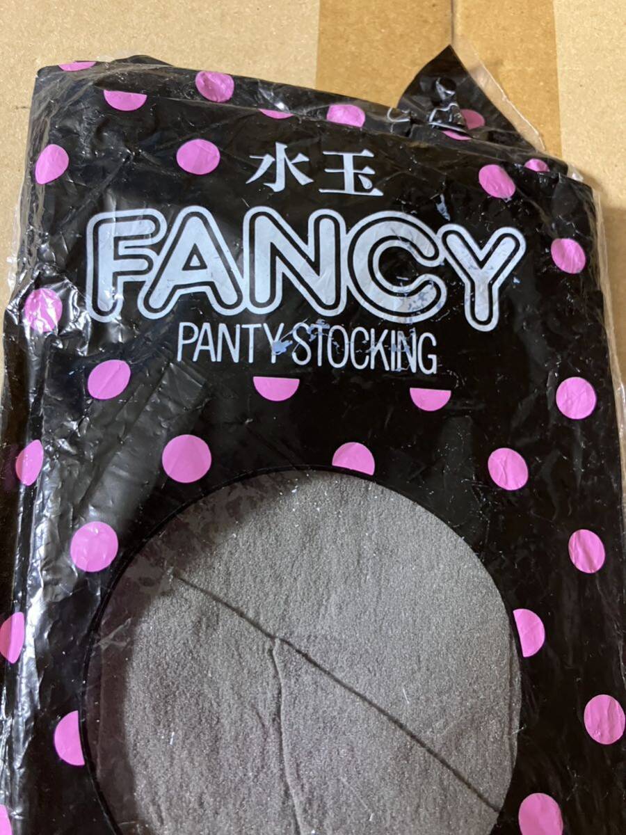 ビコー fancy panty stocking 水玉 ハニーグレー ドット 柄 ファンシー パンティストッキング パンスト タイツ の画像2
