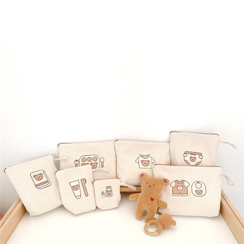 * B type * diapers pouch 7 point set pmypochi01 diapers pouch 7 point set Homme tsu pouch travel pouch put on change bag multi pouch 