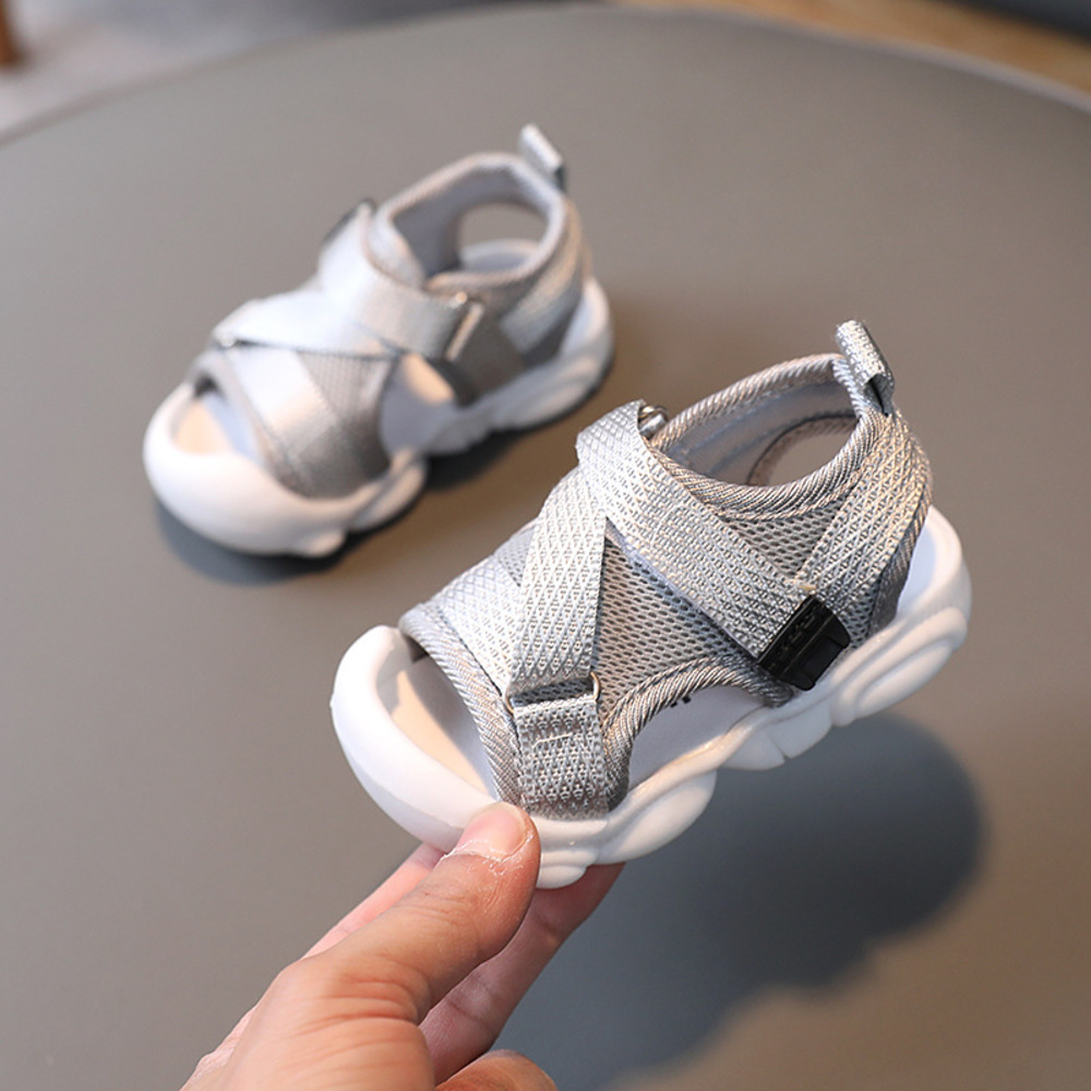 * gray * 15(12cm) * sandals water land both for Kids baby pmyx81155 baby shoes sandals Kids baby 