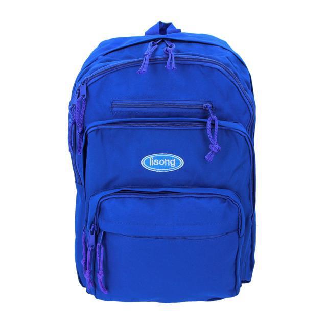 * blue rucksack going to school woman Korea high capacity mail order rucksack backpack stylish lady's man . men's high school student junior high school student A4 commuting 