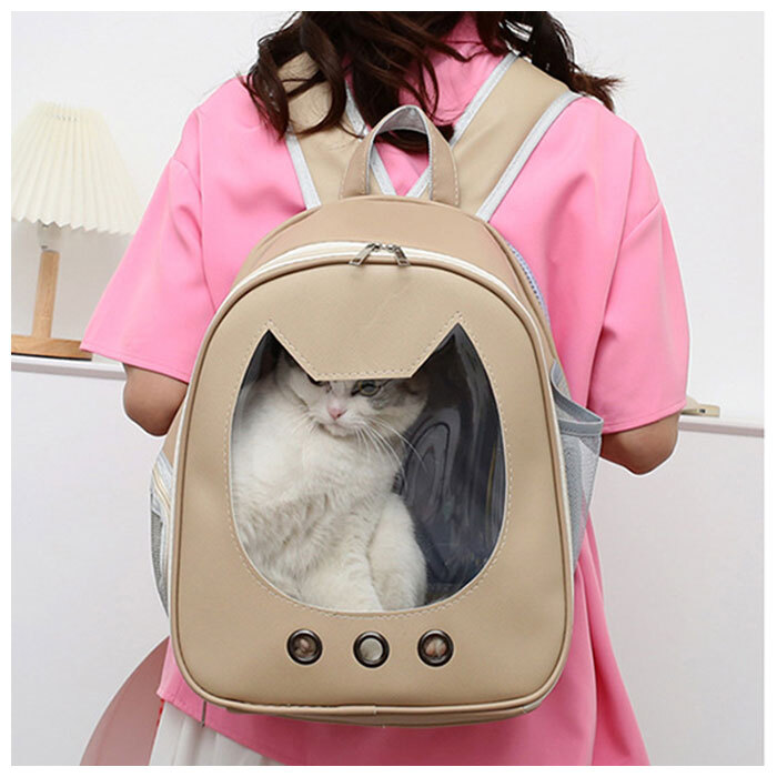 * eggshell white * pet carry bag pet accessories pretty petbag5057 cat Carry rucksack pet carry bag Carry rucksack 