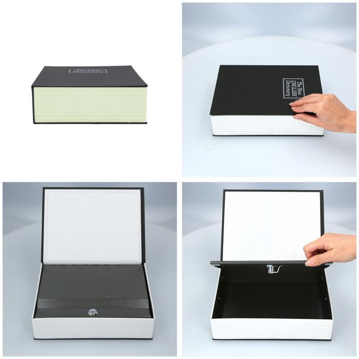 * black safe small size mail order dictionary type safe dictionary type L size home use crime prevention gtsu crime prevention storage box storage case small articles key attaching key hook book@.