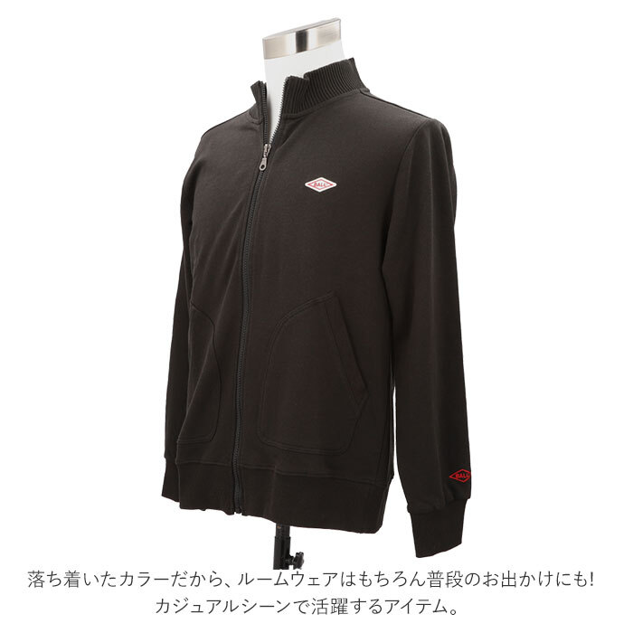 ☆ TOP/GREY ☆ LLサイズ ☆ BALL OE裏毛 ワッペン付き ジャケット 60507 薄手 ブルゾン メンズ アウター ブランド BALL 60507 おしゃれ_画像5