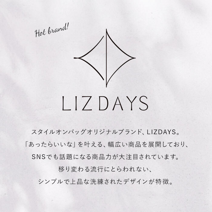 ☆ ライトブラウン/ブラック ☆ LIZDAYS 仕切り付きWアクセスロングハンドルトート LIZDAYS リズデイズ トートバッグ lz-71603 キャンバス_画像4