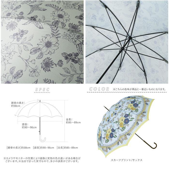 ☆ ドット/ホワイト ☆ because ビコーズ 長傘 because ビコーズ 長傘 レディース 58cm 晴雨兼用傘 雨傘 日傘 傘 日よけ 日除け UVカット_画像8