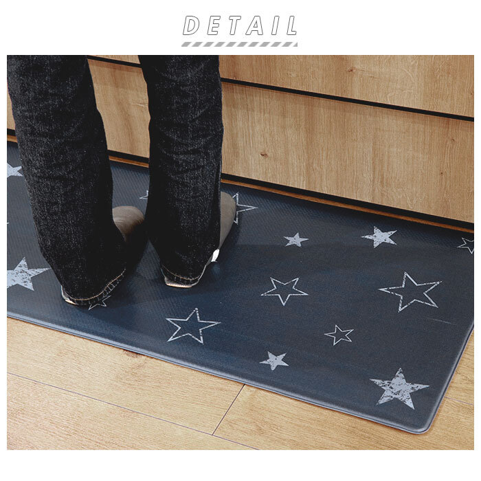 * Star light NV kitchen mat ...45×240 mail order stylish pvc 240cm kitchen mat kitchen supplies check cat .. long mat long slide 