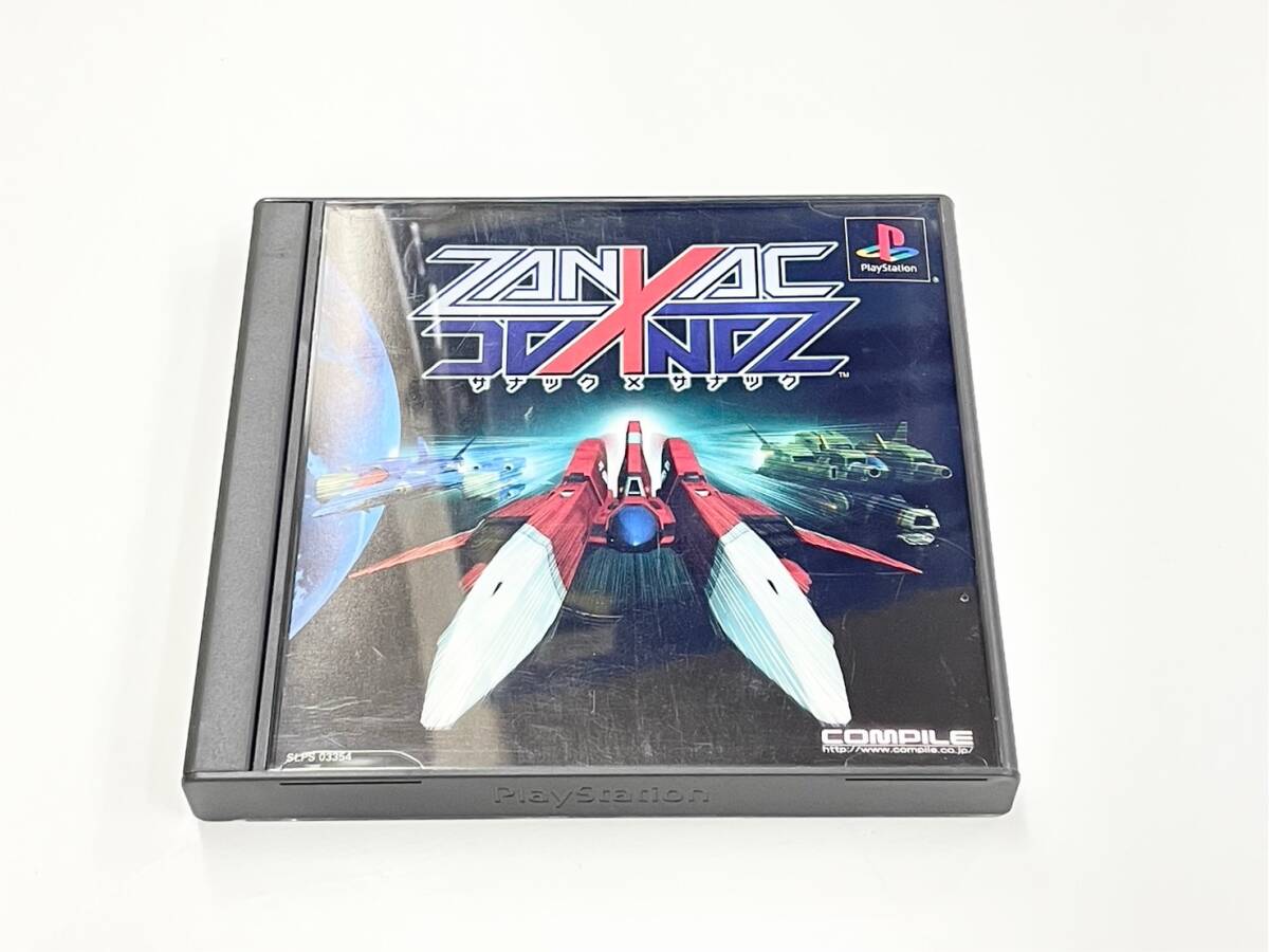U530-T23-102 ◎ PlayStation プレイステーション PSソフト ZANAC×ZANAC ザナックxザナック COMPIL ゲームソフト ⑥の画像1