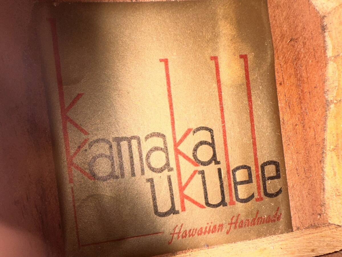 D340-T23-581 KAMAKAka maca UKULELE ukulele 1962 year guitar stringed instruments hard case attaching ⑥