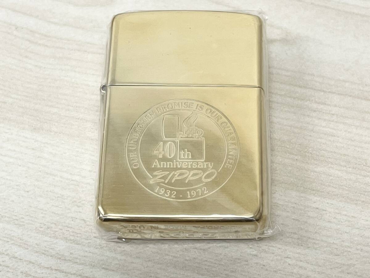 W521-T6-1958 ▲ ZIPPO ジッポ オイルライター 60th ANNIVERSARY 60周年アニバーサリー ゴールド 6本 セット 未開封 ケース付き ⑥の画像7