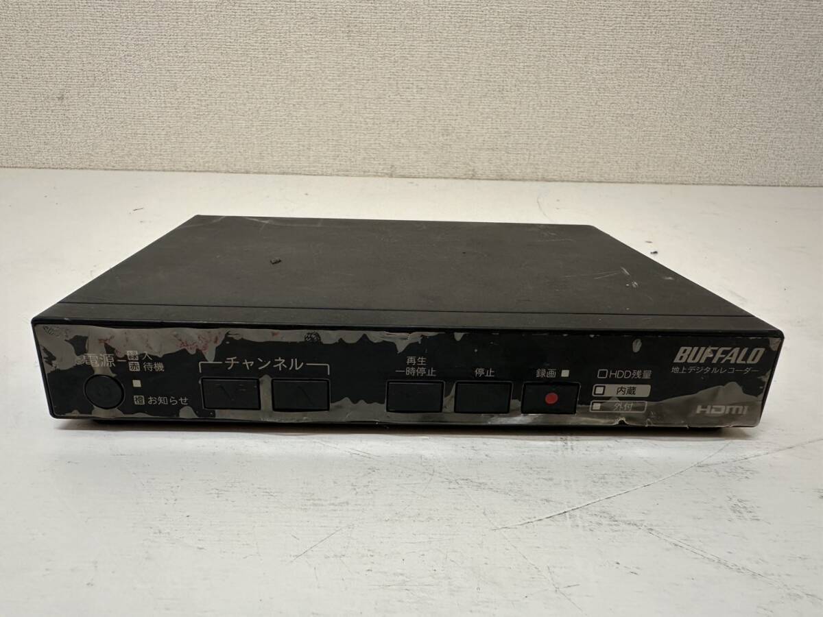 H329-T9-2025 BUFFALO バッファロー 地上デジタルレコーダー チューナー DVR-1C/500G 本体のみ 現状品_画像1