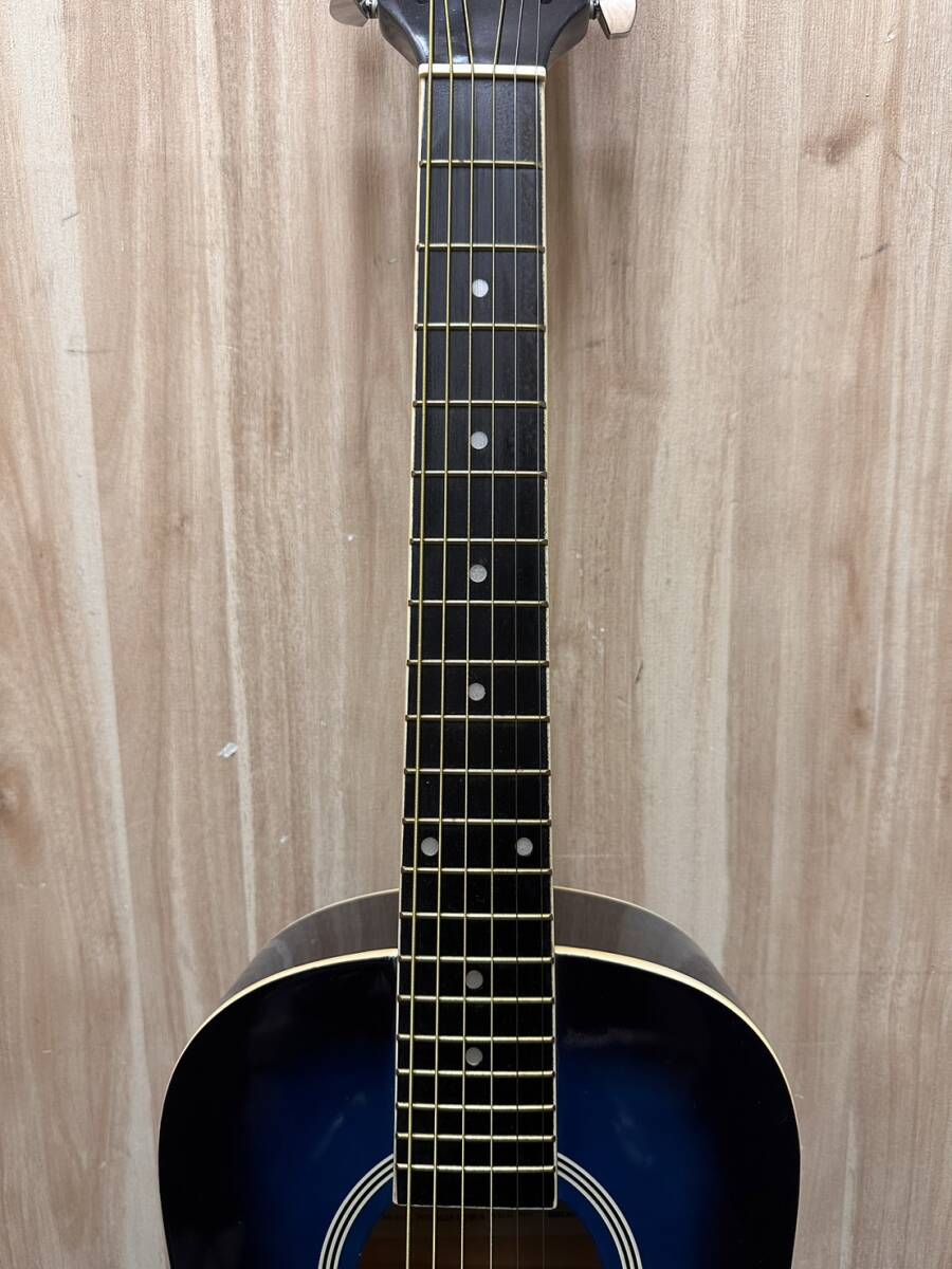 F310-000000 SX CUSTOM GUITARS カスタムギター DG25 1/2/BUS アコギ アコースティックギター 本体カラーブルー 弦楽器 ③の画像4