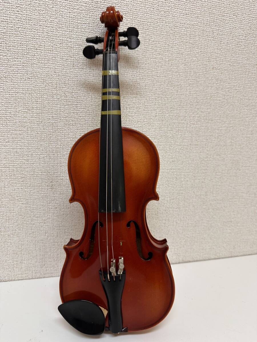 D338-000000 SUZUKI スズキ violin バイオリン ヴァイオリン stradivarus 1720 350 1/8 弦楽器 ハードケース付き ⑥の画像2