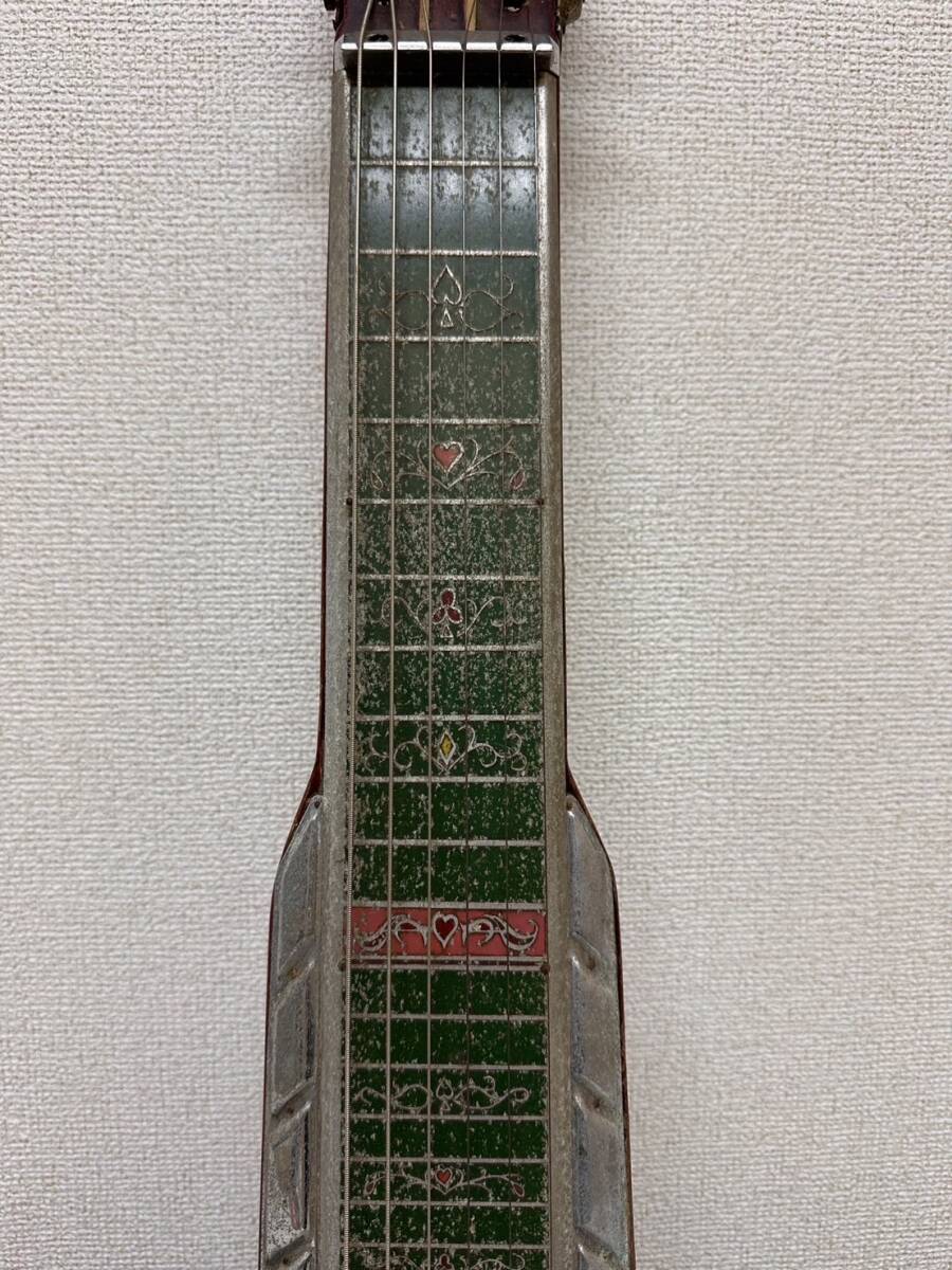 D343-T18-405 HAVANA ハバナ スチールギター ハワイアンギター スティールギター ハードケース付き 弦楽器 ⑥の画像4