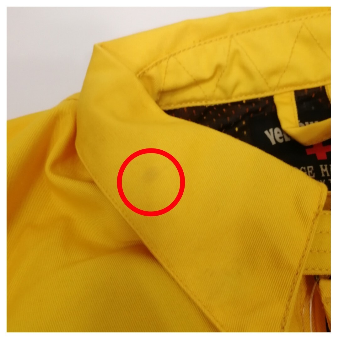  unused!yellow corn Yellow corn cotton mesh jacket jacket YB-8100 size LW Logo embroidery regular price 18700 jpy 