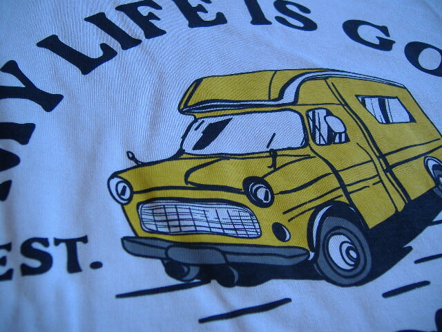 半袖Ｔシャツ◎MY LIFE IS GOOD◎白◎Ｌサイズ_画像7