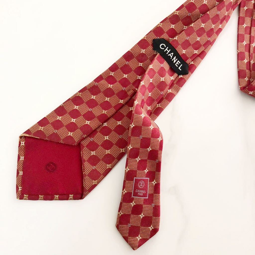 ***CHANEL Chanel necktie Italy system regular goods beautiful goods 