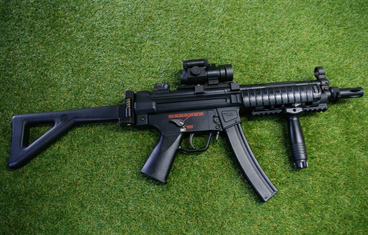 東京マルイ 電動ガン MP5 RAS 中古品 約 0.74J 86MPS サブマシンガン MARUI エアガン_画像4