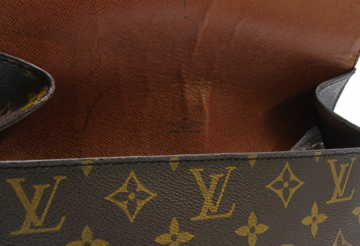 [ジャンク品] LOUIS VUITTON サンクルー GM ショルダーバッグ モノグラム 鞄  ルイヴィトン M51242の画像4