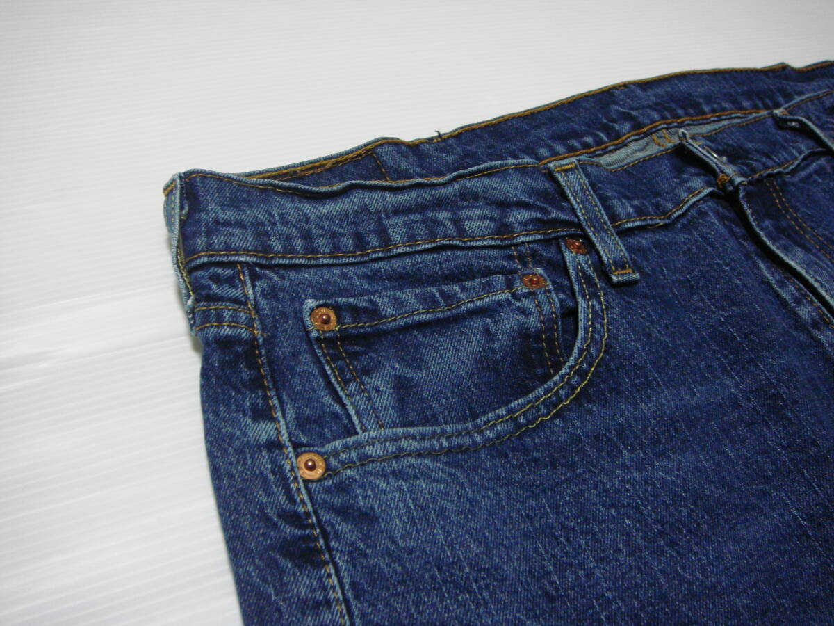 # Levi's 505 #W[38 inch] absolute size 96cm L85cm [. hem . scrub less ] stretch Denim America USA old clothes N4 postage 520#W38 and more large amount exhibiting #