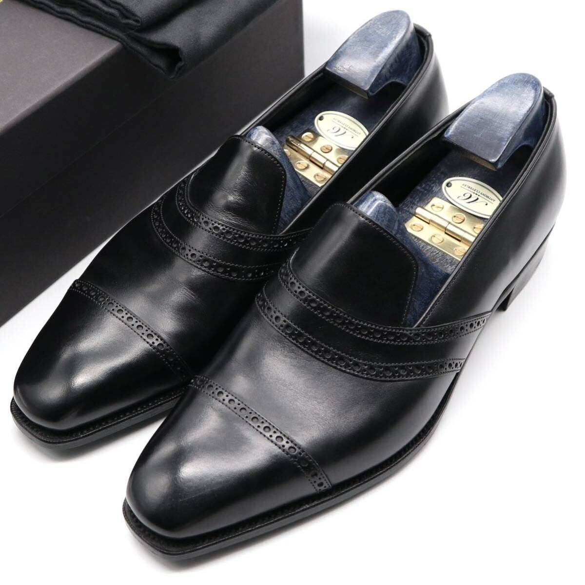  new goods ANTHONY CLEVERLEY punch do cap slip-on HAGUE 7.5F regular price 31 ten thousand Anthony kre Bally Loafer John Lobb liking . person .