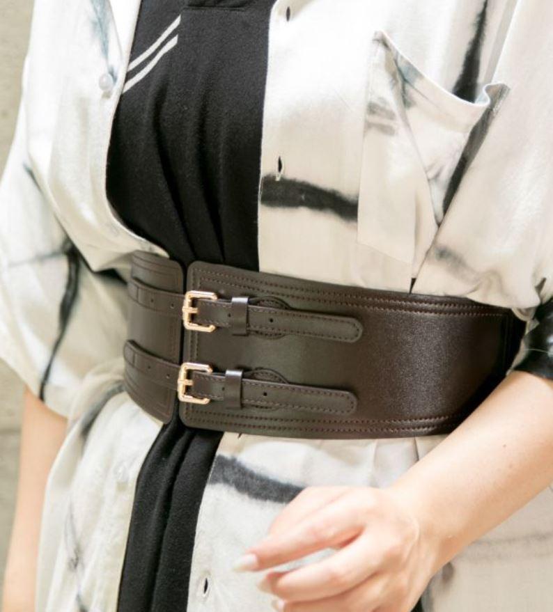  leather. obi belt Brown peace belt kimono belt retro fashion leather sash 