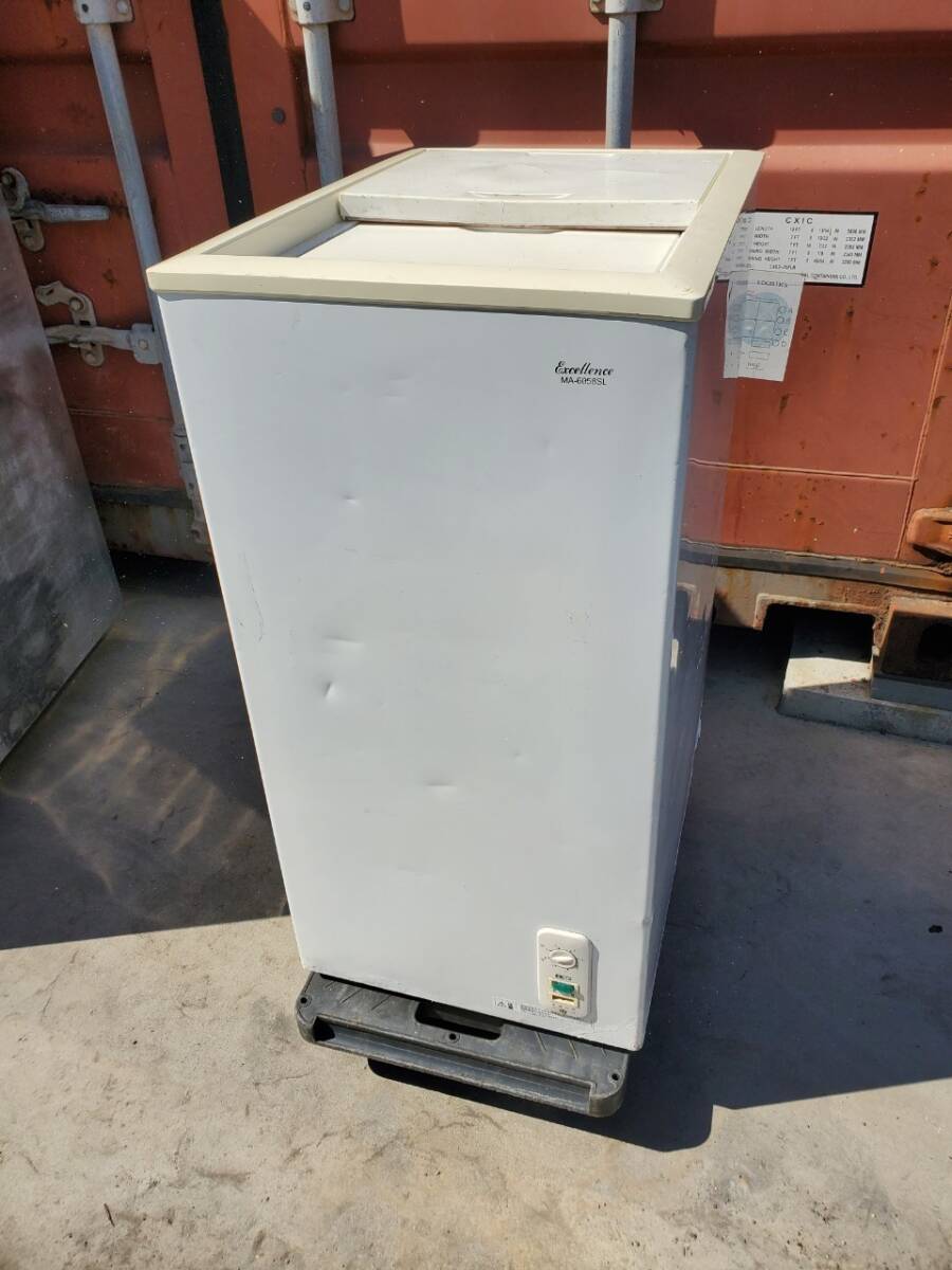 M2611-5 冷凍ストッカー【引き取り歓迎】エクセレンス 上開き W405×D555×H820㎜ エクセレンス 単相100V 業務用/店舗/飲食店/厨房