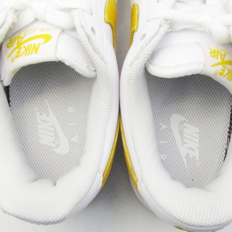 NIKE ナイキ 27cm AIR FORCE 1 LOW RETRO QS FD7039-100 エアフォース1 レトロ クイックス WHITE/UNIVERSITY GOLD 22000531_画像6