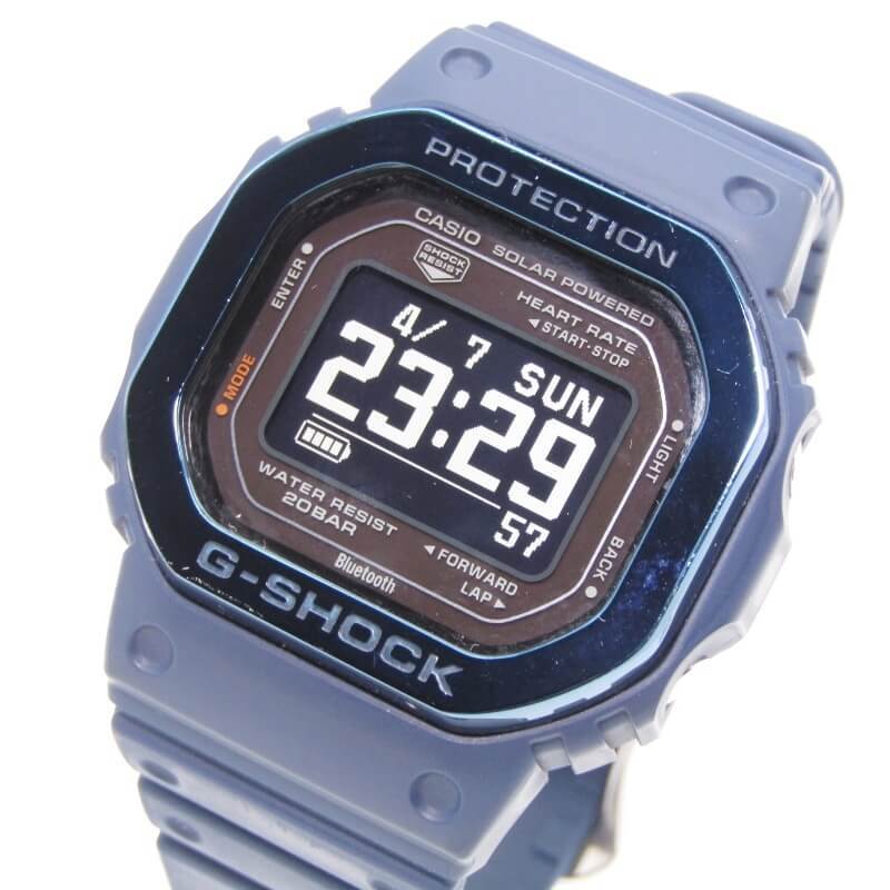 CASIO G-SHOCK Gショック DW-H5600MB-2JR G-SQUAD メタルベゼル ソーラー Bluetooth Gスクワッド デジタル ブルー 28007475_画像2