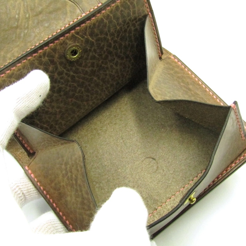 Kosuke Masaki コウスケマサキ 二つ折り財布 ドラーロ 多段式 BOX型小銭入れ 日本製 ブラウン 24002951_画像6