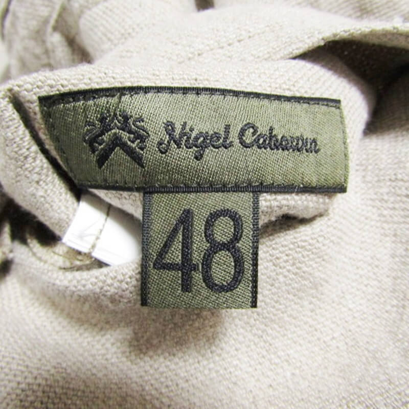 Nigel Cabourn ナイジェルケーボン リバーシブル リネンフレンチ ホスピタルベスト FRENCH HOSPITAL VEST ベージュ 48 27105814_画像7