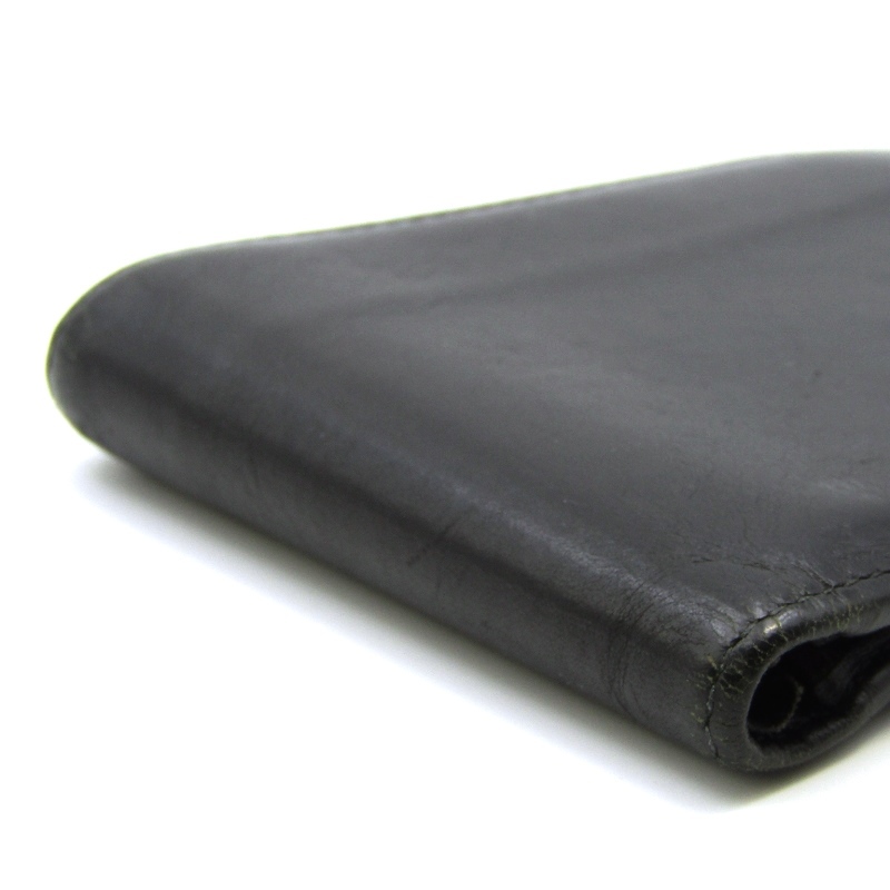 ETTINGER エッティンガー 二つ折り財布 ブライドル 札入れ 英国製 ブラック×パープル 24002998_画像3