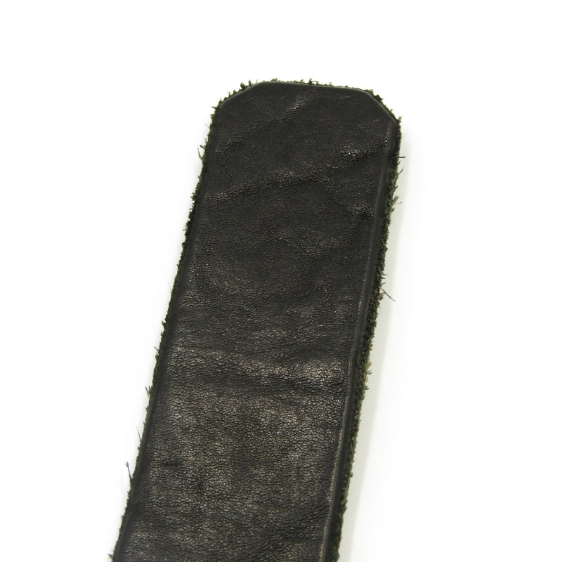 ISAMU KATAYAMA BACKLASH バックラッシュ ベルト PIN-BELT 35mm 7穴 318-27 DOUBLE SHOULDER OBJECT DYED ブラック 黒 24002999_画像4