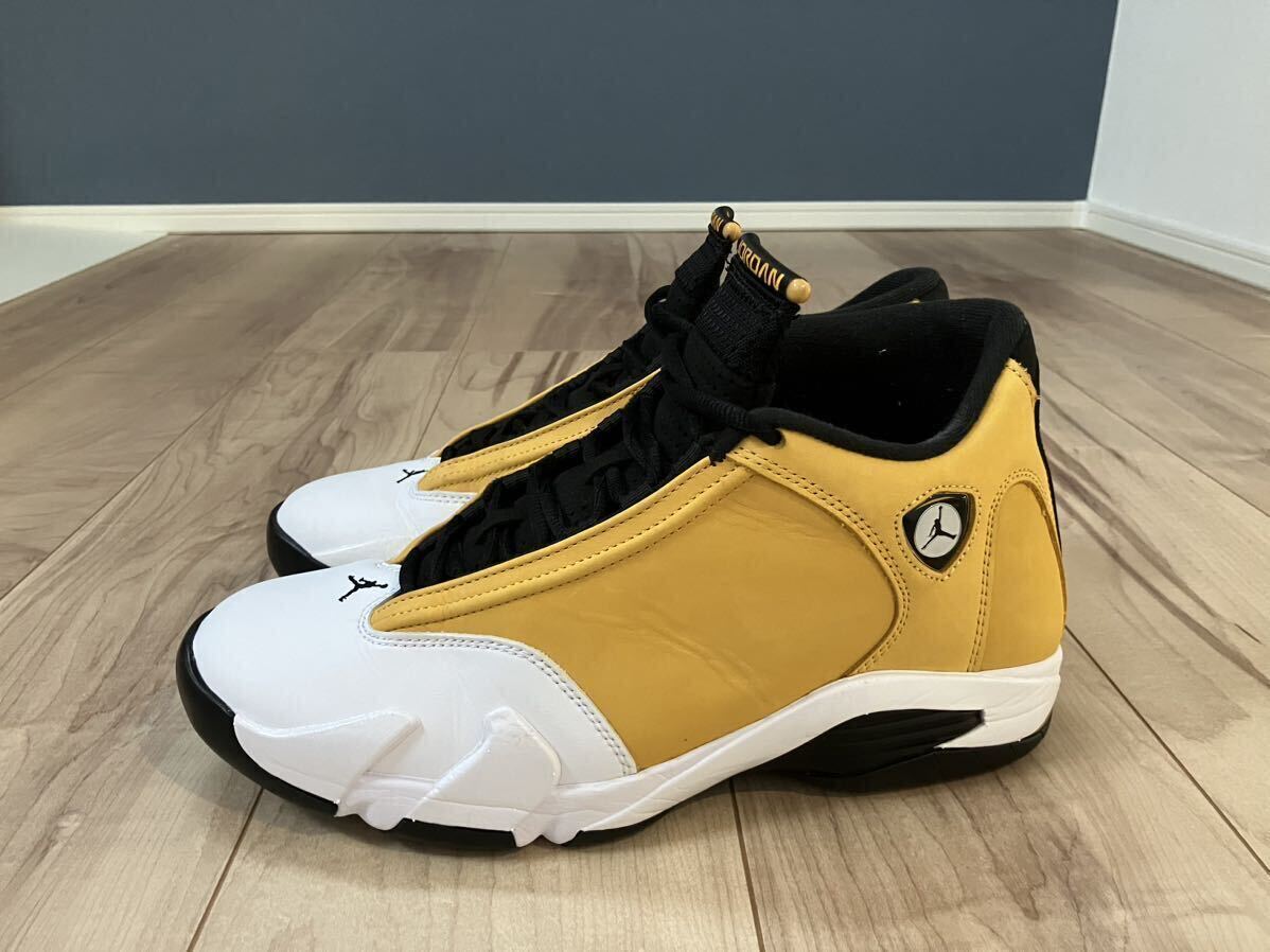 【中古】Nike Air Jordan 14 ナイキ エアジョーダン14 ライト ジンジャー 28cm【送料無料】の画像2