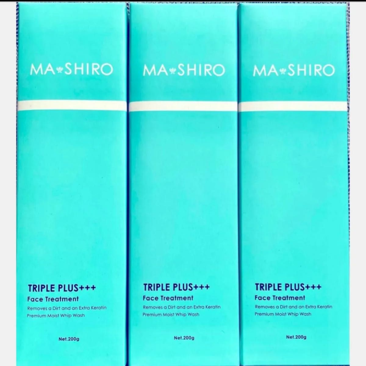 マシロトリプルプラス　MASHIRO+++フェイストリートメント　3本セット