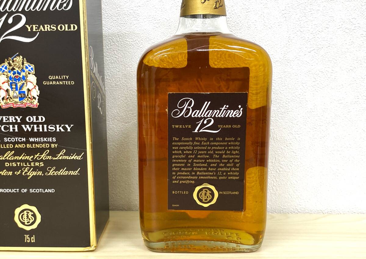 【4115】 ★未開栓★Ballantines バランタイン 12年 ベリー オールド スコッチ ウイスキー 750ml 43% WHISKYの画像3