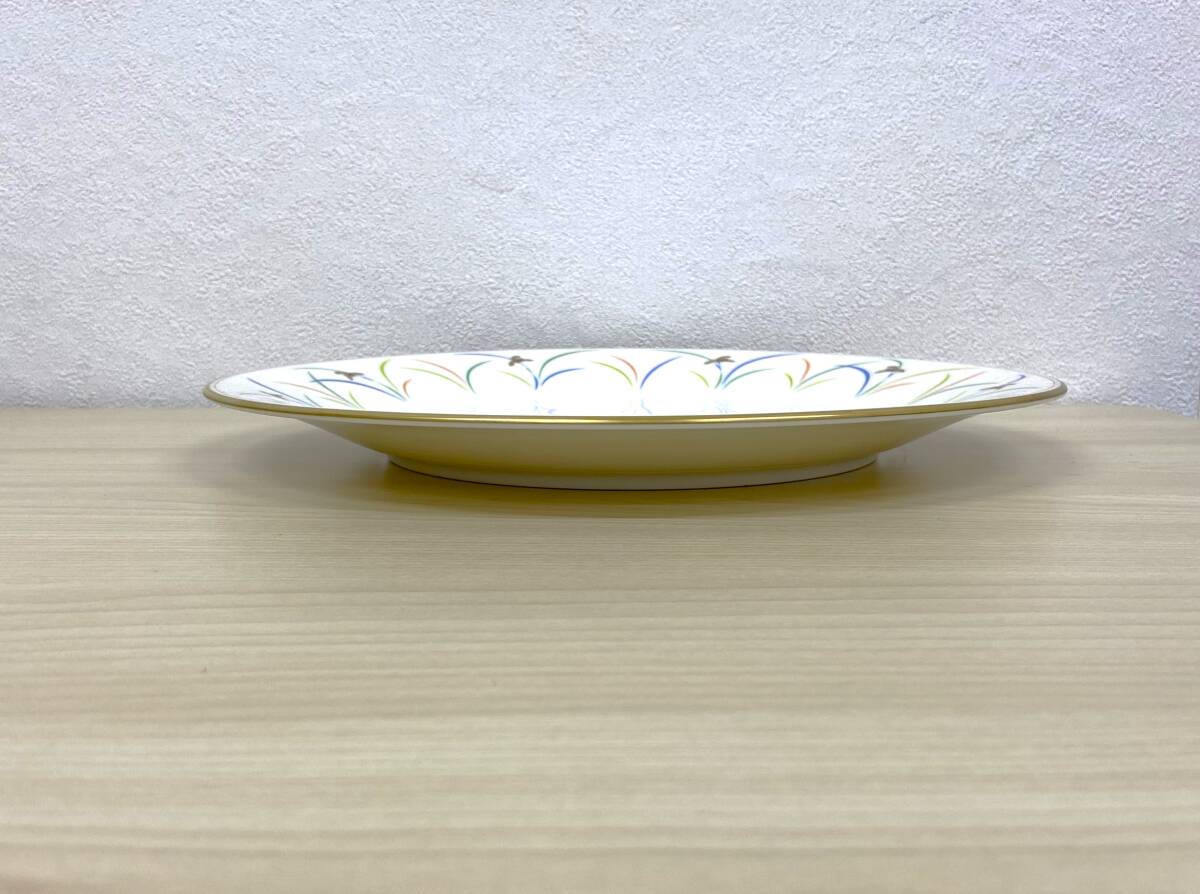 【4244】香蘭社 リンドフィールド プレート皿 食器 金彩 大皿 箱入未使用品 有田焼 プレート 皿 丸型_画像5
