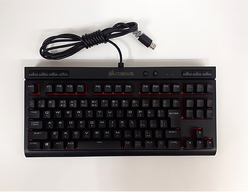【有線 CORSAIR K63 コンパクトメカニカルゲーミングキーボード】CHERRY MX RED ゲーミングキーボード 日本語テンキーレス 赤軸 コルセアの画像5