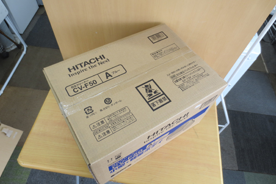  Hitachi new goods unopened paper pack type vacuum cleaner CV-F50A cleaner . included work proportion 510 W light weight body blue Sapporo north 20 article shop 