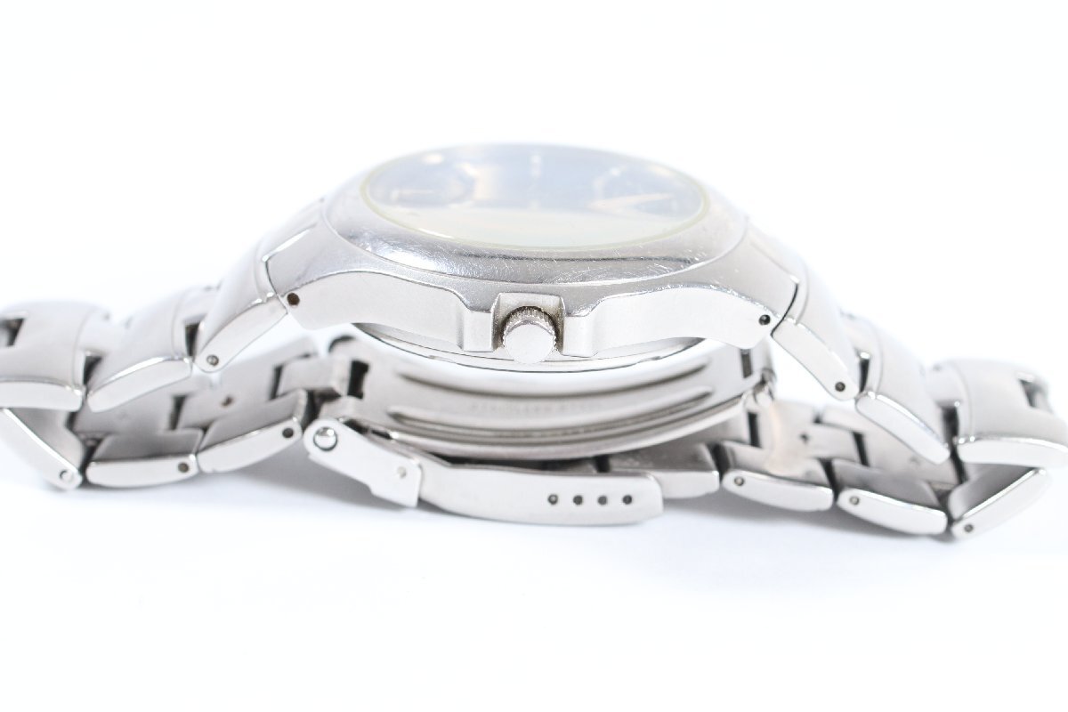 ★SWISS MILITARY スイスミリタリー 5-520 10ATM 自動巻き デイト メンズ 腕時計 ケース付き 1697-TE_画像3