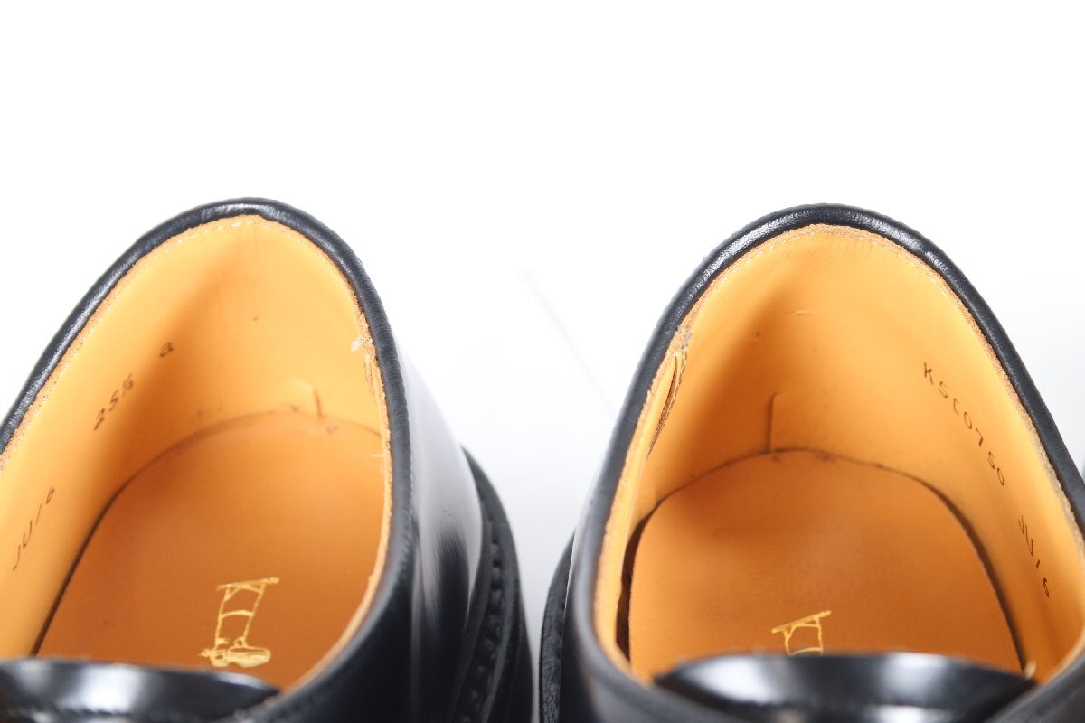 【2点】REGAL リーガル REGAL STANDARDS レザー ブラック/ブルー系 ビジネスシューズ メンズ 紳士靴 1847-TEの画像8