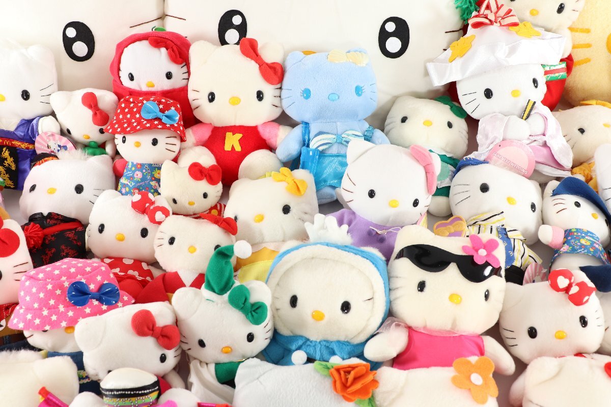 [60 point and more ] Sanrio Hello Kitty character goods McDonald's happy set soft toy key holder large amount set sale 1978-MS