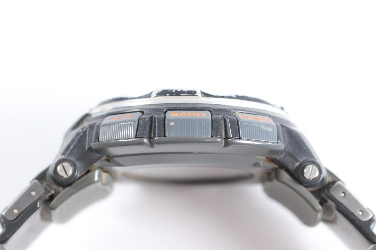 ★CASIO カシオ PROTREK プロトレック PRW-2500 ブラック 電波ソーラー デジタル トリプルセンサー メンズ 腕時計 1892-TEの画像2