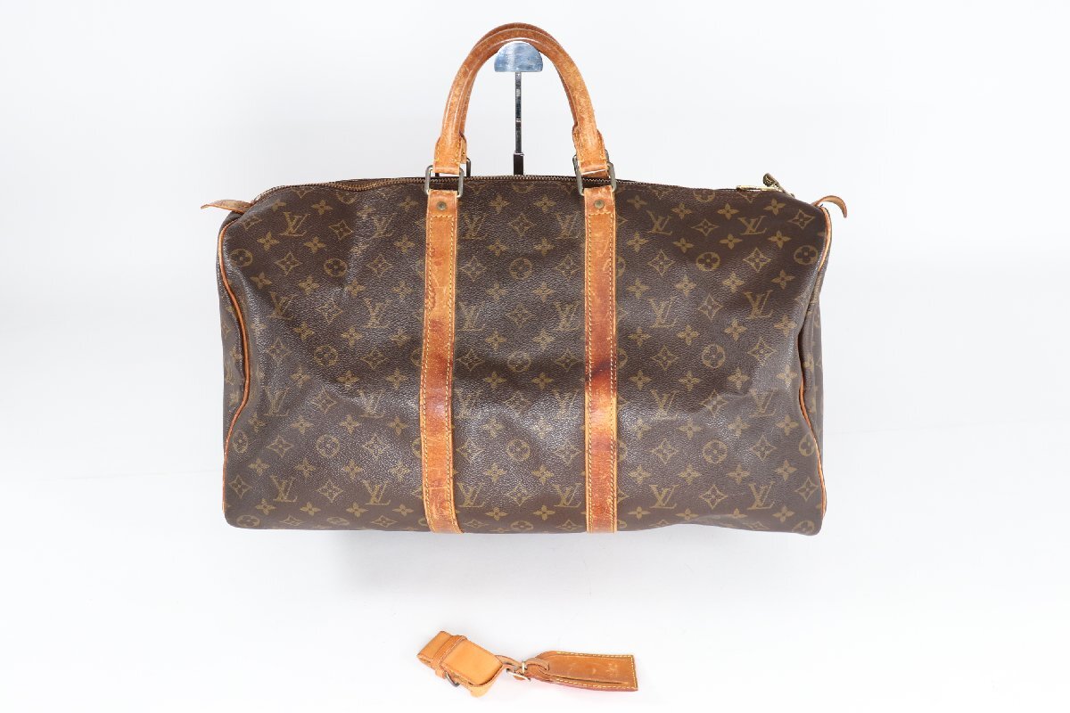 LOUIS VUITTON ルイヴィトン モノグラム キーポル50 ボストンバッグ 旅行 手持ち かばん 2028-TEの画像1