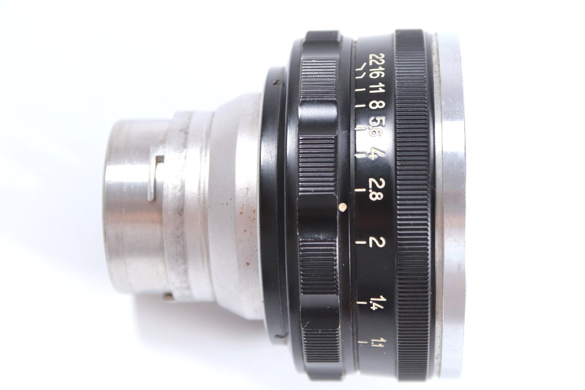 NIKKOR-N f=5.1:1.1 No.120411 NIKON Nikon camera lens single burnt point lens 2062-TE