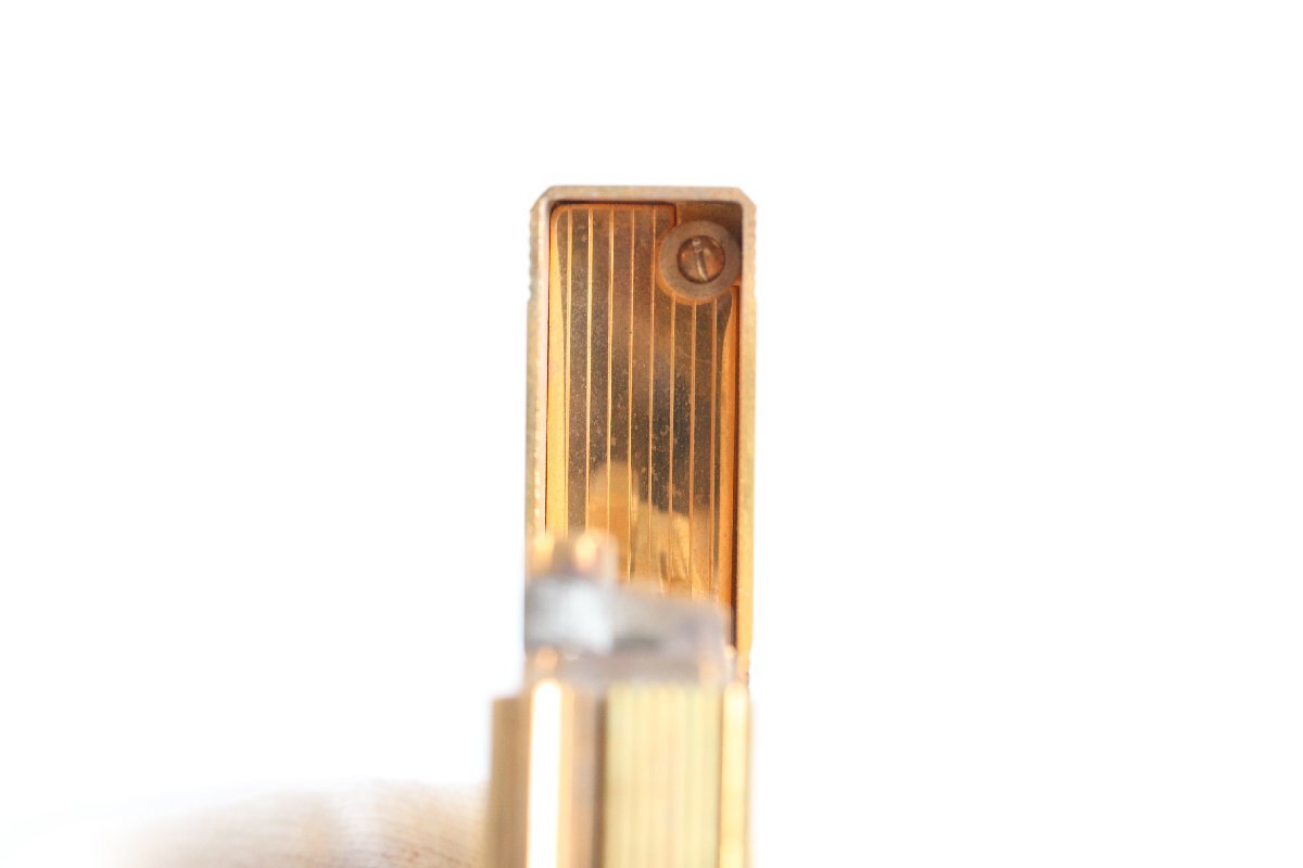 S.T.Dupont デュポン ガスライター ゴールドカラー 喫煙具 喫煙グッズ ケース付き 2045-AS_画像10