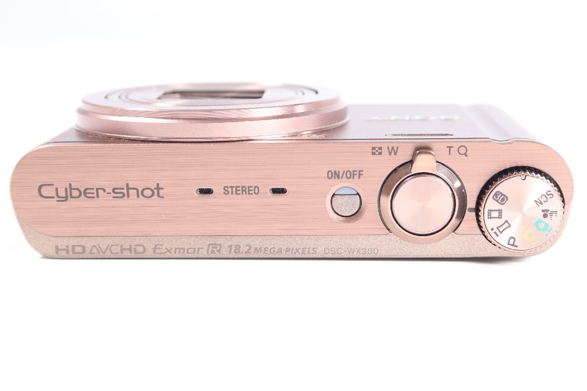 SONY ソニー Cyber-shot サイバーショット DSC-WX300 メタルブラウン コンパクト デジタルカメラ 収納ケース付き 1973-TE_画像3
