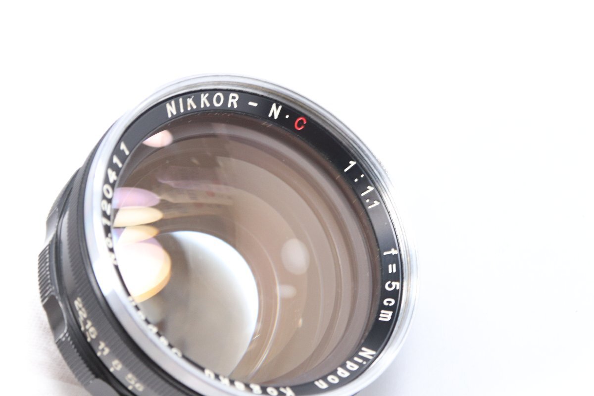 NIKKOR-N f=5.1:1.1 No.120411 NIKON Nikon camera lens single burnt point lens 2062-TE