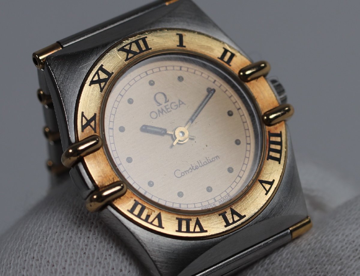 ★OMEGA オメガ Constellation コンステレーション Ref.795.1080 ETA.976.001 クオーツ レディース 腕時計 1942-TE_画像10