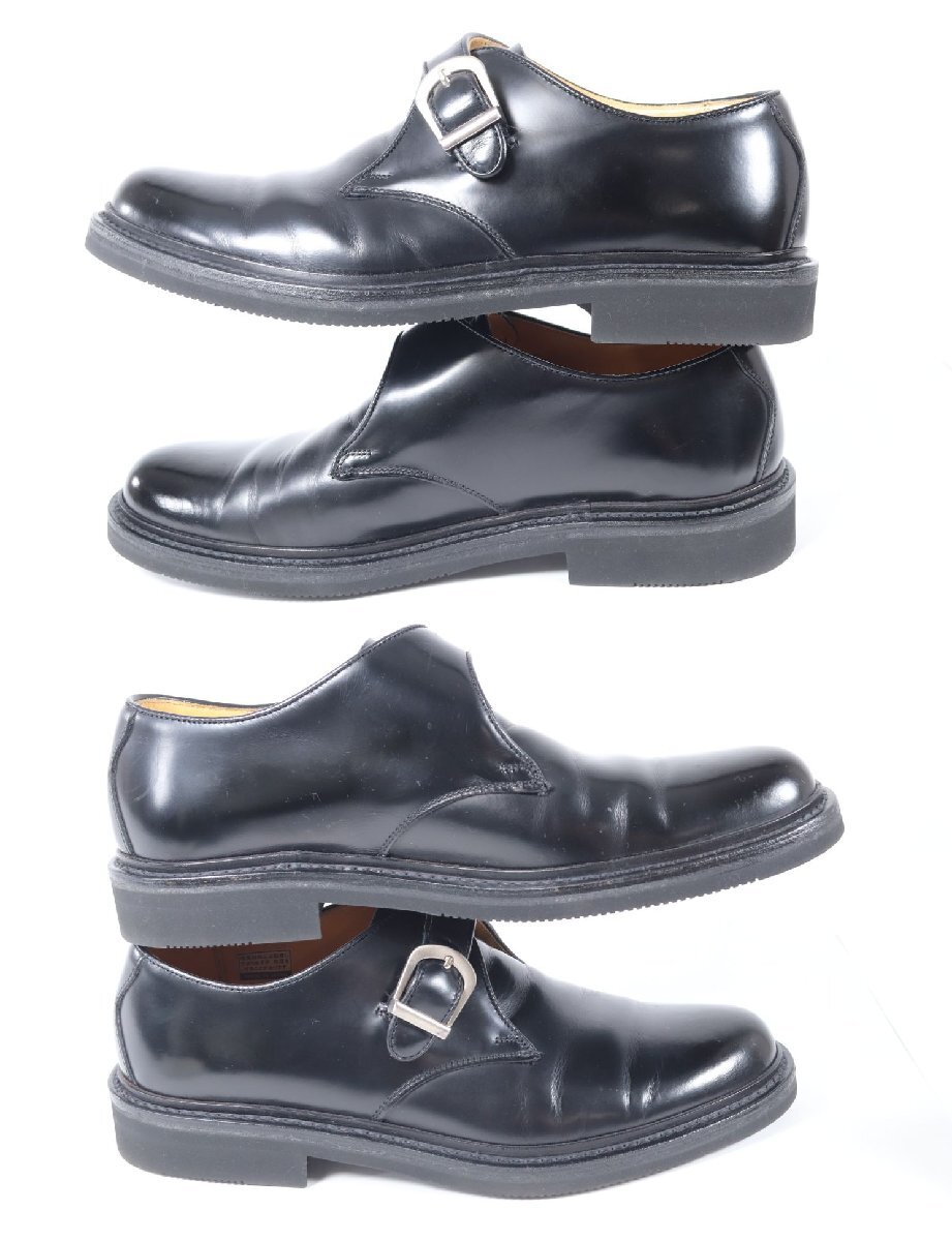 【2点】REGAL リーガル REGAL STANDARDS レザー ブラック/ブルー系 ビジネスシューズ メンズ 紳士靴 1847-TEの画像6