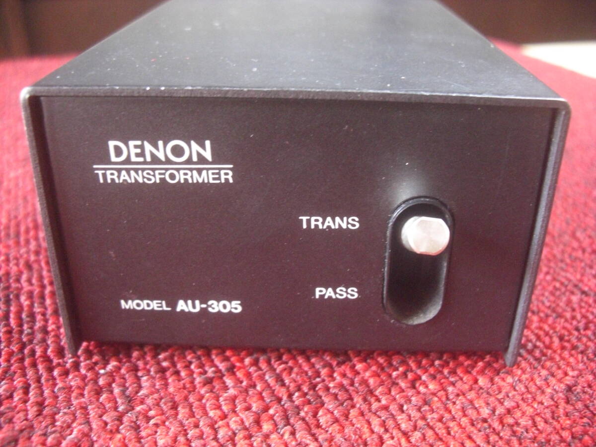DENON デノン AU-305 TRANSFORMER 動作未確認 動作保証なし bi6の画像2